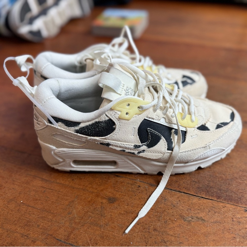 Nike Air Max 90 Futura "Cow Print" Sneakers - Size 6 - NWOB